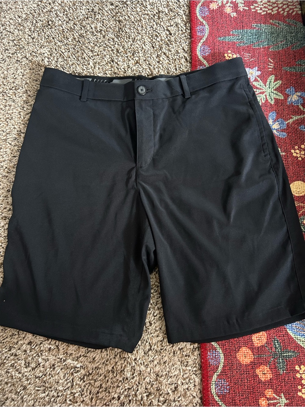 Nike Black Athletic Golf Shorts
